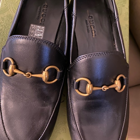 Gucci Brixton Leather Horsebit Loafers Size 35/5 *Floor sample* - Picture 4 of 14